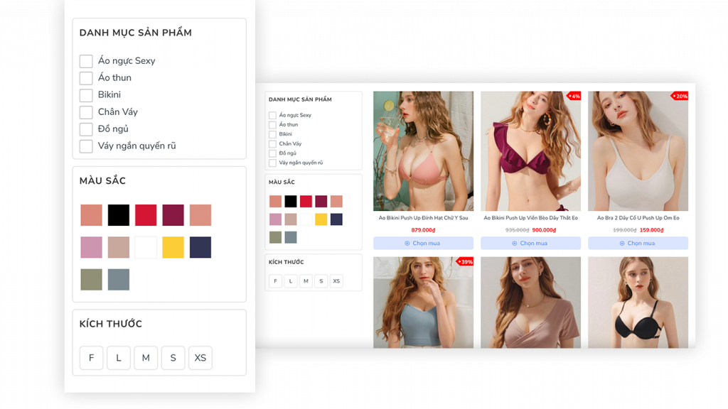 Sử dụng ở các sidebar khác