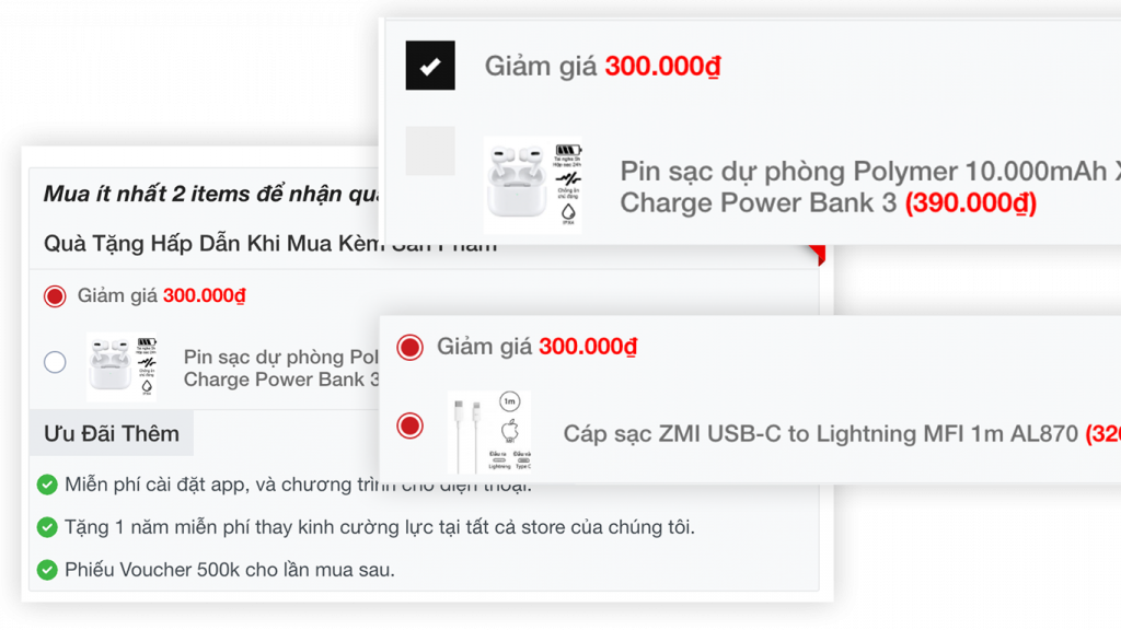 Kiểu hiển thị vuông hoặc tròn